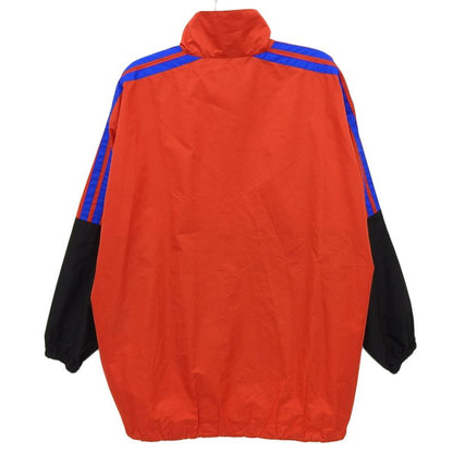 Balenciaga Beautiful Logo Print Oversized Zip Up Poplin Jacket Men's Multicolor