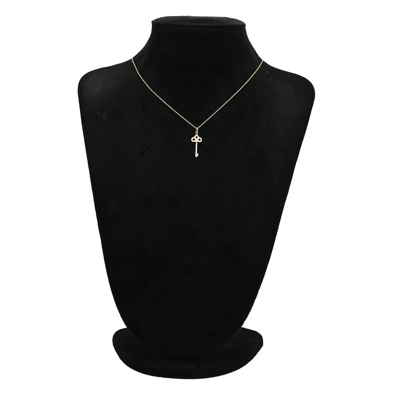 Tiffany & Co Tiffany & Co Necklace Fleur de Liskey Diamond Mini Pendant 18k