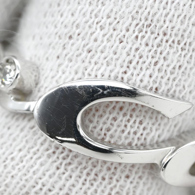 Cartier Ring Signature Ring 18k White Gold Diamond White Gold #51 Christmas