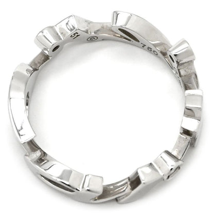 Cartier Ring Signature Ring 18k White Gold Diamond White Gold #51 Christmas