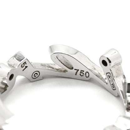 Cartier Ring Signature Ring 18k White Gold Diamond White Gold #51 Christmas