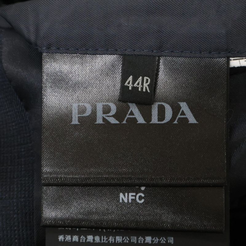 Prada 22SS Ugm169 Navy Tailored Jacket 44R