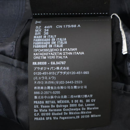 Prada 22SS Ugm169 Navy Tailored Jacket 44R