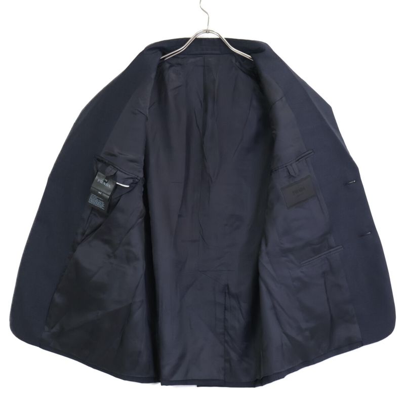 Prada 22SS Ugm169 Navy Tailored Jacket 44R