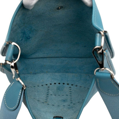 Hermes Evelyn 1 GM Blue Jean Taurillon Cles Mance Women Hermes