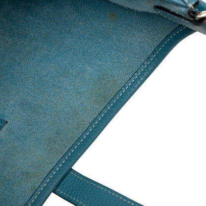 Hermes Evelyn 1 GM Blue Jean Taurillon Cles Mance Women Hermes