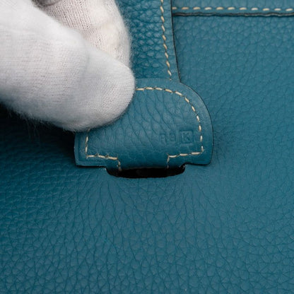Hermes Evelyn 1 GM Blue Jean Taurillon Cles Mance Women Hermes