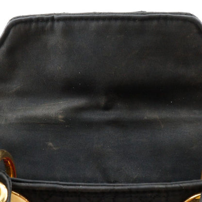 [dior] Christian Dior Lady Dior Mini Cannage 2WAY Shoulder Nylon Black Ladies