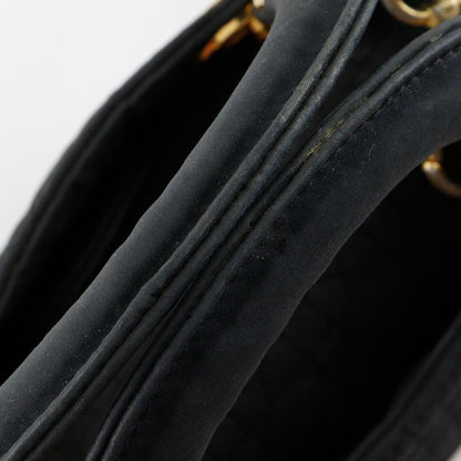 [dior] Christian Dior Lady Dior Mini Cannage 2WAY Shoulder Nylon Black Ladies