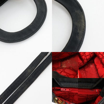 [dior] Christian Dior Lady Dior Mini Cannage 2WAY Shoulder Nylon Black Ladies