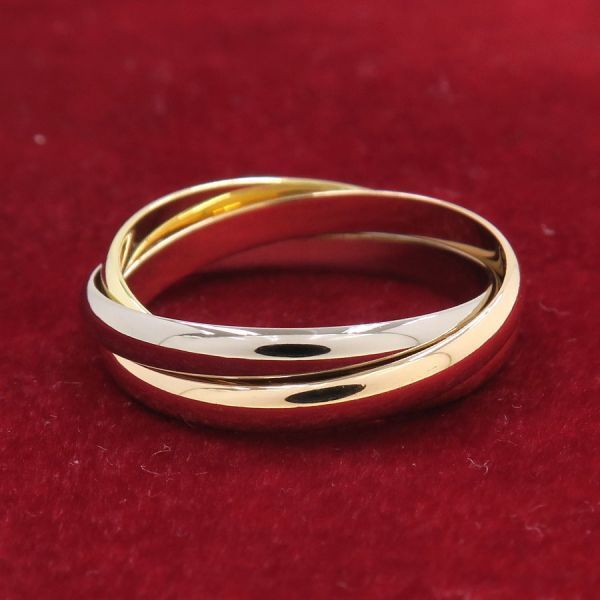 Cartier Trinity Ring /sm#60(size Near Size 20) [none Fee Gift [A Rank