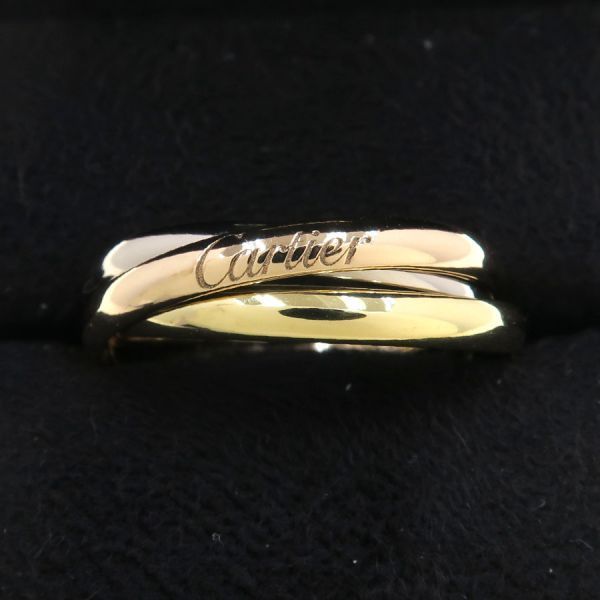 Cartier Trinity Ring /sm#60(size Near Size 20) [none Fee Gift [A Rank