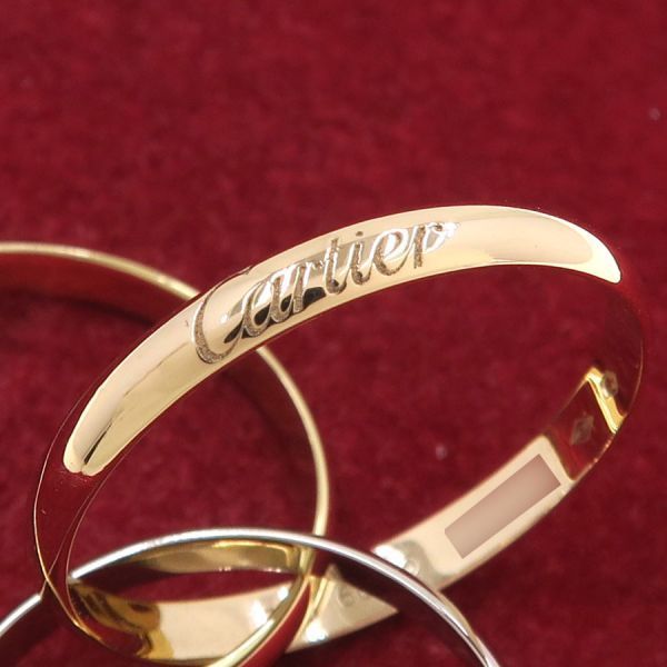 Cartier Trinity Ring /sm#60(size Near Size 20) [none Fee Gift [A Rank