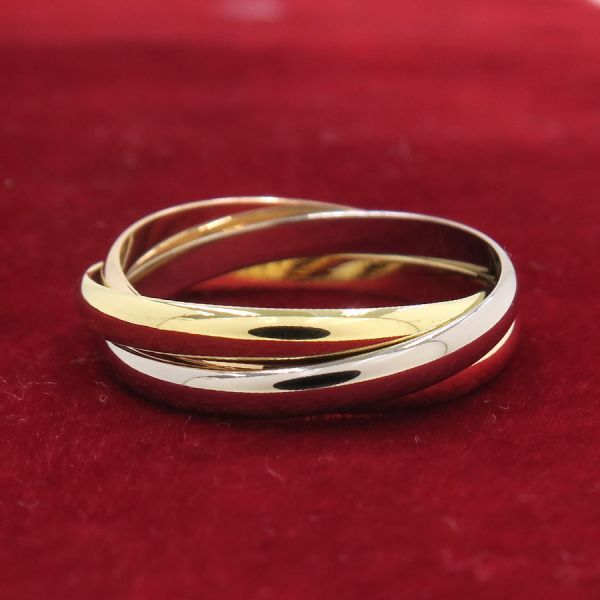 Cartier Trinity Ring /sm#60(size Near Size 20) [none Fee Gift [A Rank