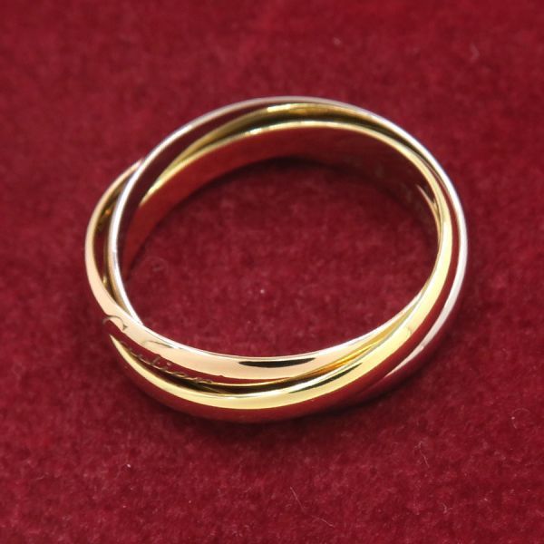 Cartier Trinity Ring /sm#60(size Near Size 20) [none Fee Gift [A Rank