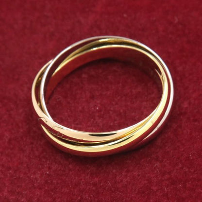 Cartier Trinity Ring /sm#60(size Near Size 20) [none Fee Gift [A Rank