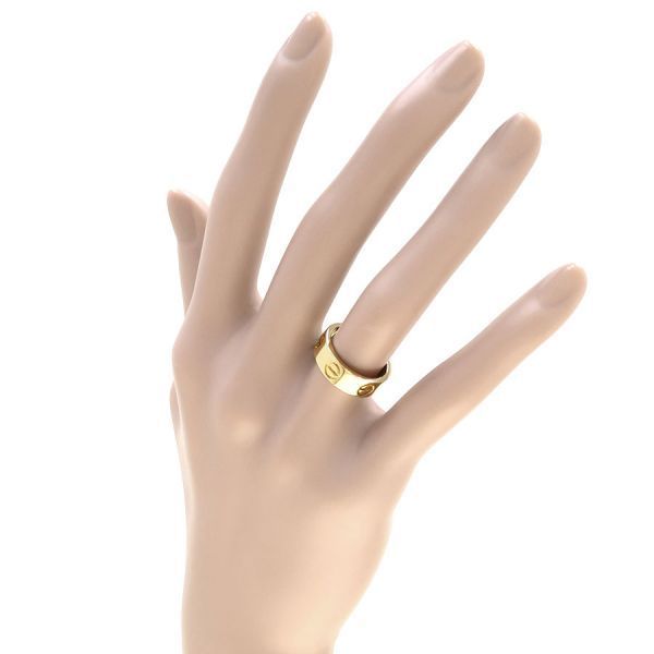 Cartier Love Ring #47 (size Near Size 7) [none Fee Gift [A Rank]