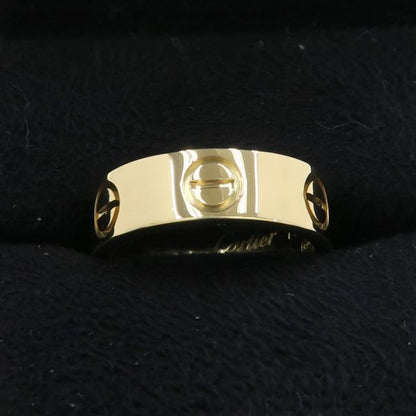 Cartier Love Ring #47 (size Near Size 7) [none Fee Gift [A Rank]