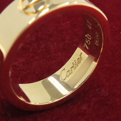 Cartier Love Ring #47 (size Near Size 7) [none Fee Gift [A Rank]