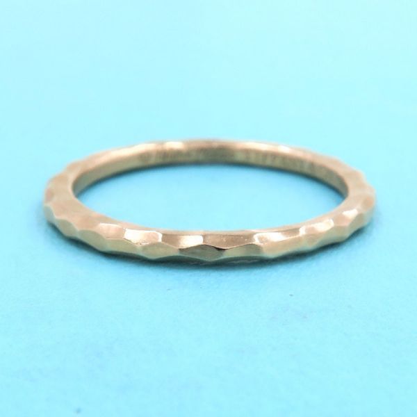 Tiffany & Co Hammered Ring #10 Approx [none Fee Gift [grade A