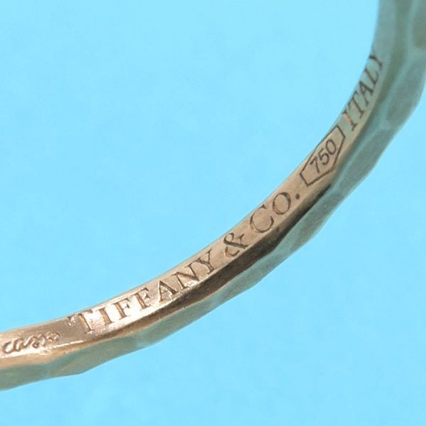 Tiffany & Co Hammered Ring #10 Approx [none Fee Gift [grade A