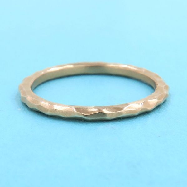 Tiffany & Co Hammered Ring #10 Approx [none Fee Gift [grade A