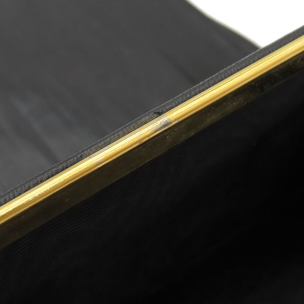 Chanel Long Wallet Coco Mark Clasp Lambskin Caviar Skin Black Gold Hardware