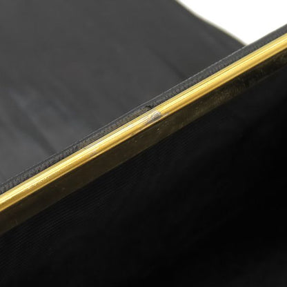 Chanel Long Wallet Coco Mark Clasp Lambskin Caviar Skin Black Gold Hardware