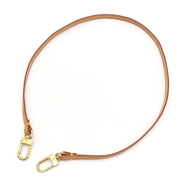 Louis Vuitton Shoulder Strap 59cm (23.23in) Nubuck Leather Beige Gold Hardware