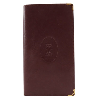 Cartier Must Line Vintage Calf Bordeaux Men's Billfold