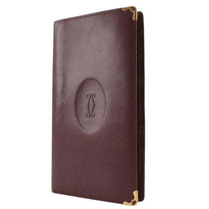 Cartier Must Line Vintage Calf Bordeaux Men's Billfold