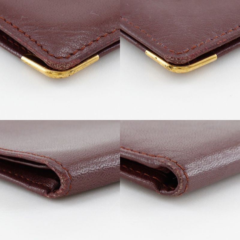 Cartier Must Line Vintage Calf Bordeaux Men's Billfold