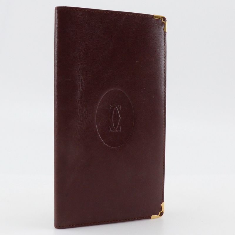 Cartier Must Line Vintage Calf Bordeaux Men's Billfold