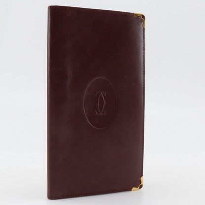 Cartier Must Line Vintage Calf Bordeaux Men's Billfold