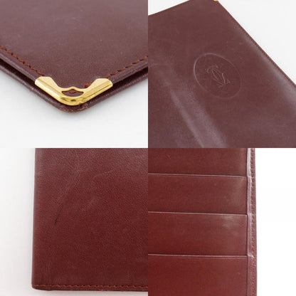 Cartier Must Line Vintage Calf Bordeaux Men's Billfold
