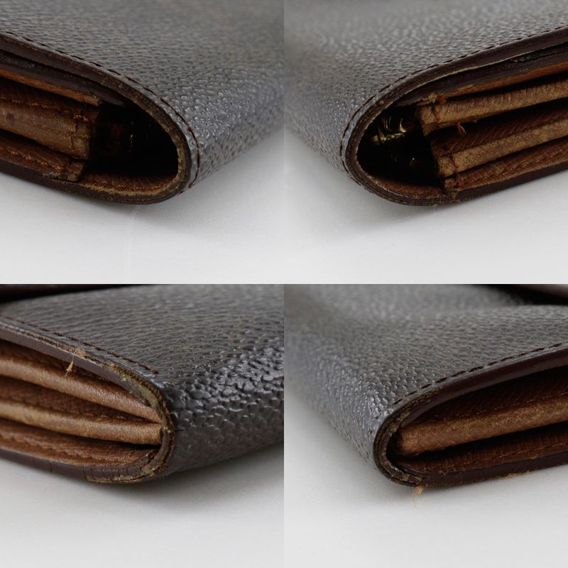 Louis Vuitton Portefeuille Sarah M61734 Monogram Canvas Brown Th1917 Unisex