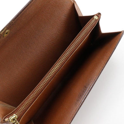 Louis Vuitton Portefeuille Sarah M61734 Monogram Canvas Brown Th1917 Unisex