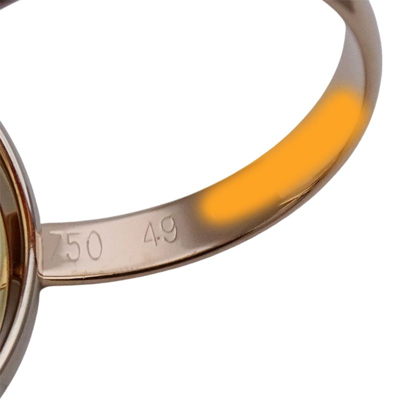 Cartier Ring Women's Brand Ring 750pg 750wg 750yg Trinity Classic Model Pink