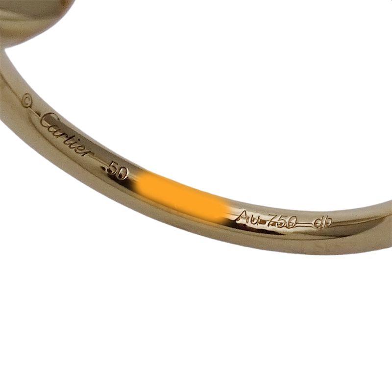 Cartier Ring Women's Men's Brand Ring 750yg Juste Un Clou SM Small Yellow Gold