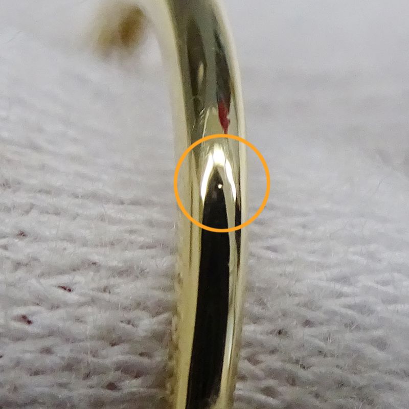 Cartier Ring Women's Men's Brand Ring 750yg Juste Un Clou SM Small Yellow Gold