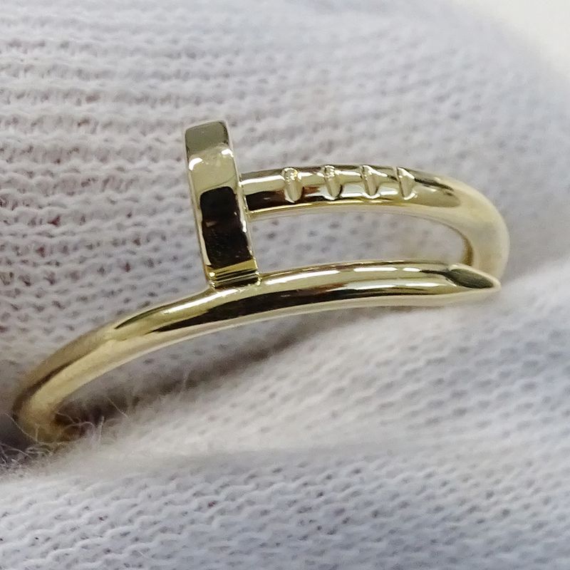 Cartier Ring Women's Men's Brand Ring 750yg Juste Un Clou SM Small Yellow Gold