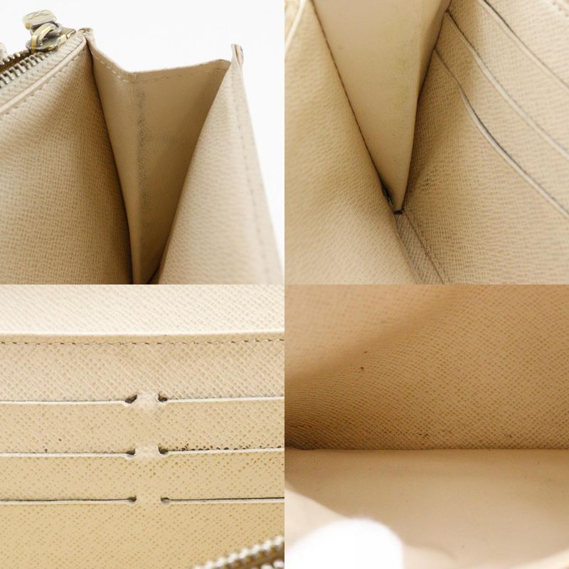 Louis Vuitton Portefeuille Sarah N61735 Damier Azure Canvas White Ca5027 Unisex