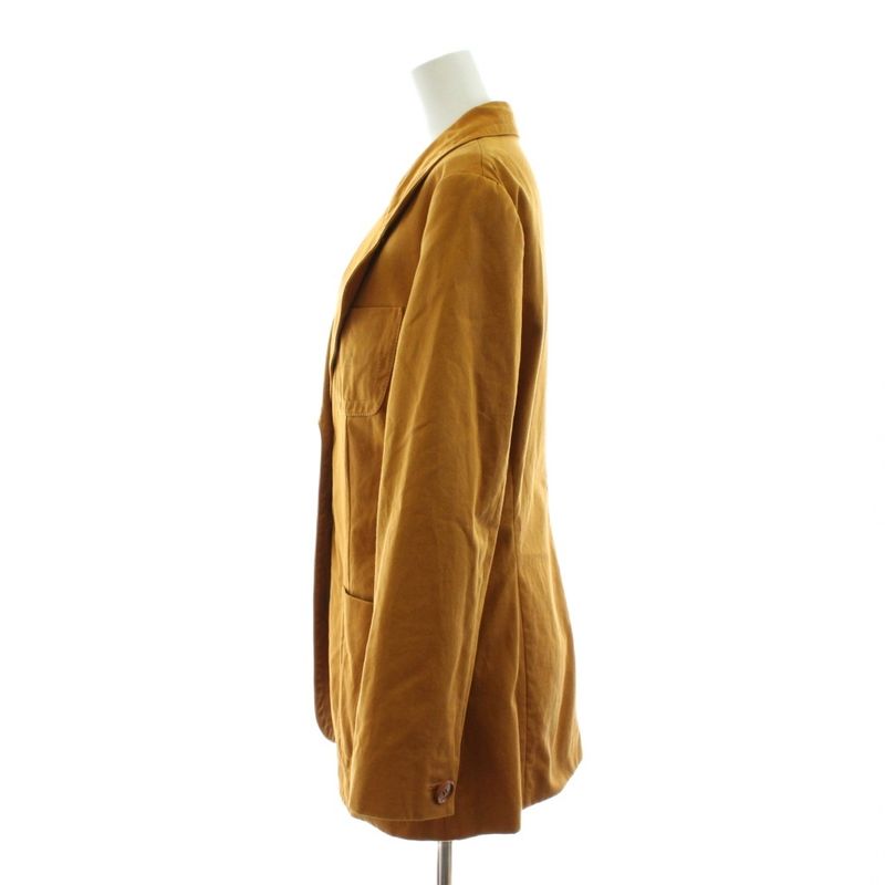 Prada Tailored Jacket 2B Cotton 40 Brown KU