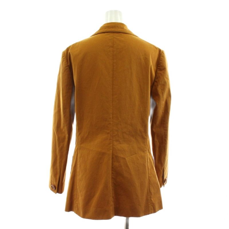 Prada Tailored Jacket 2B Cotton 40 Brown KU