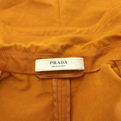 Prada Tailored Jacket 2B Cotton 40 Brown KU