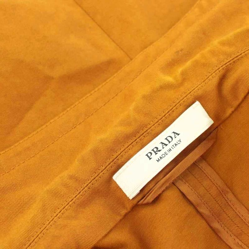 Prada Tailored Jacket 2B Cotton 40 Brown KU