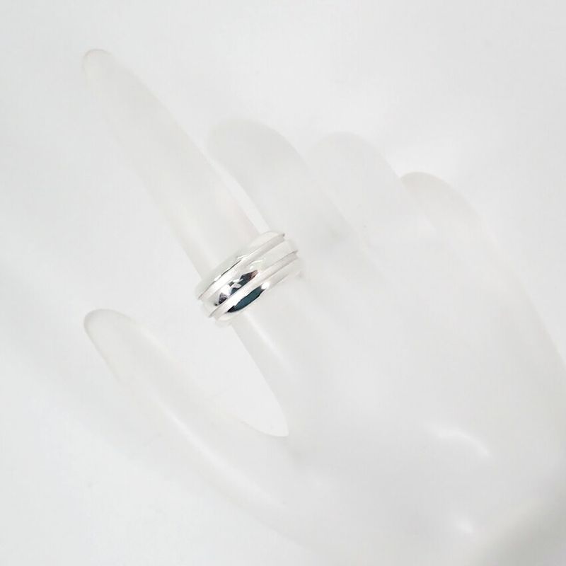 Tiffany & Co 925 Double Line Ring / #9/j88-6
