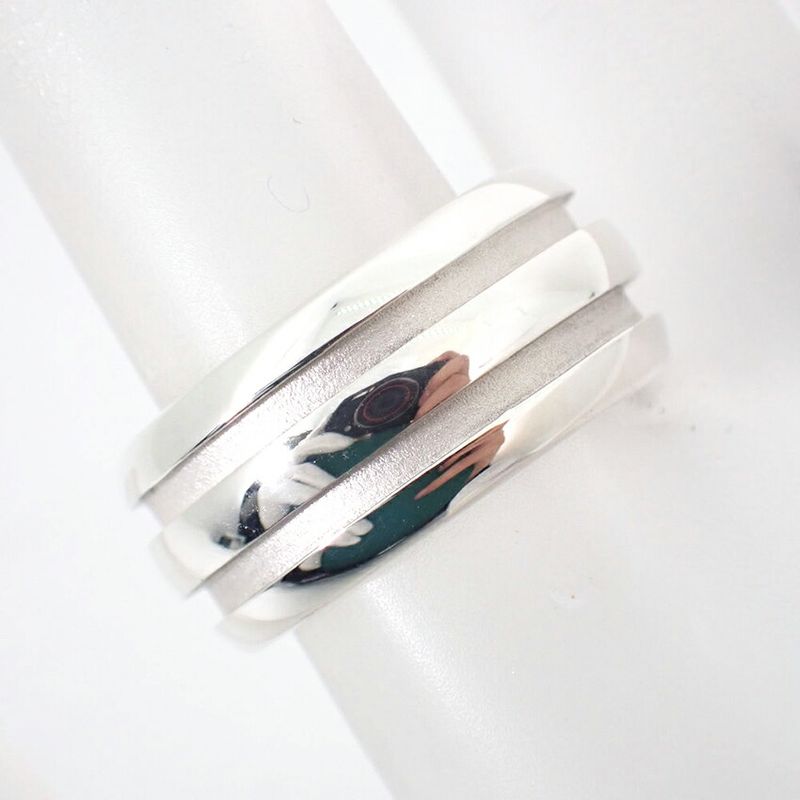 Tiffany & Co 925 Double Line Ring / #9/j88-6