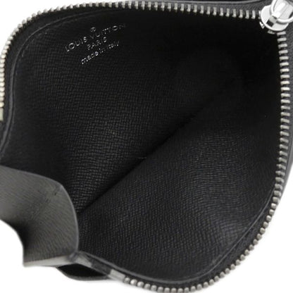 Louis Vuitton Coin Case Coin Card Holder Leather Monogram Eclipse Canvas