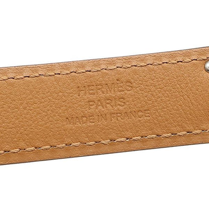 Hermes Belt Kelly 18 Vaux Epson GP Rose Mexico Silver Hardware Turnlock